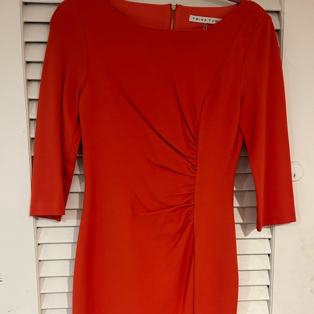 Trina Turk orange dress